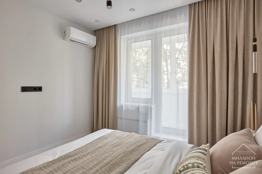 Beige window Curtains in Dubai