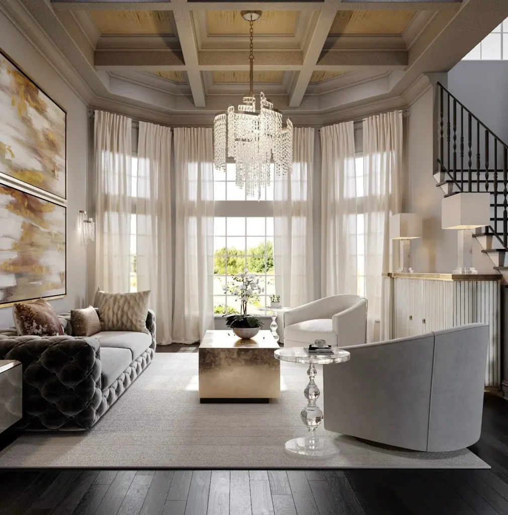 Living Room Curtains in Dubai