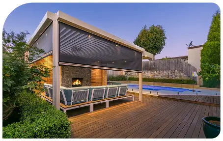 Modern Outdoor Blinds in Dubai