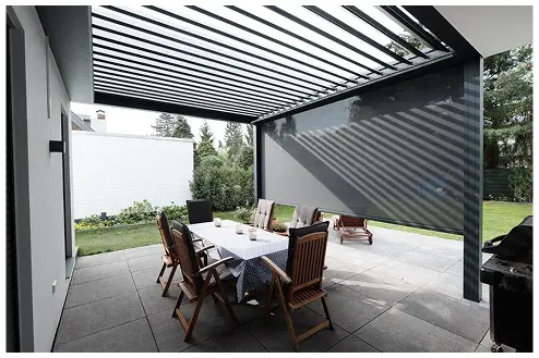 Modern Outdoor Blinds in Dubai