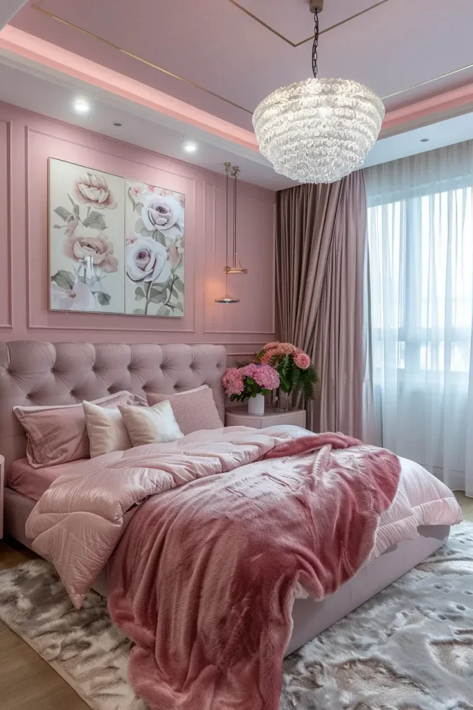 Pink Curtains in Dubai