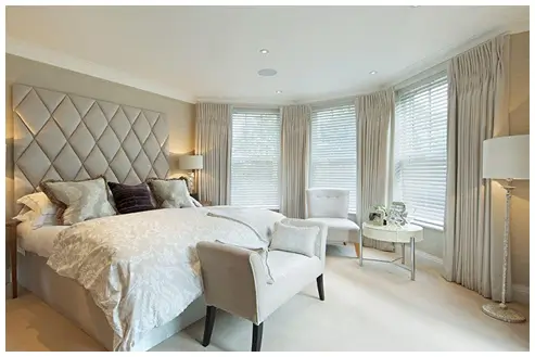 Bedroom Silk Curtains in Dubai
