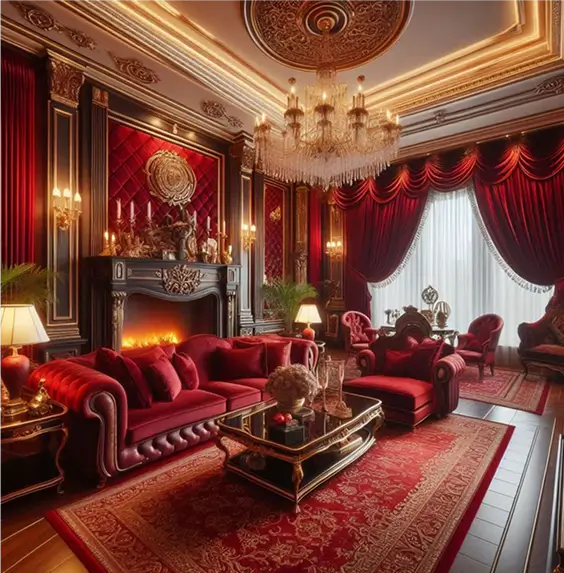 Red Curtains Dubai
