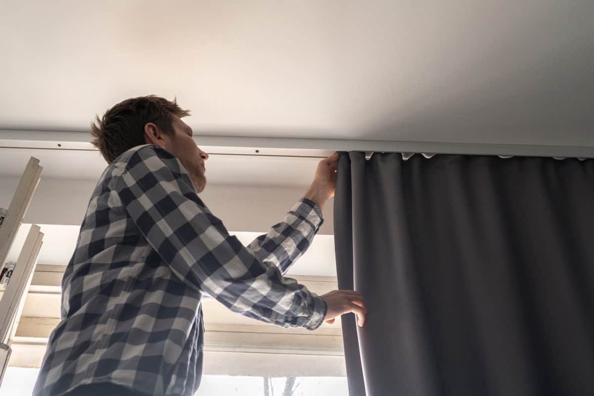 Suspend Curtains From the Ceiling