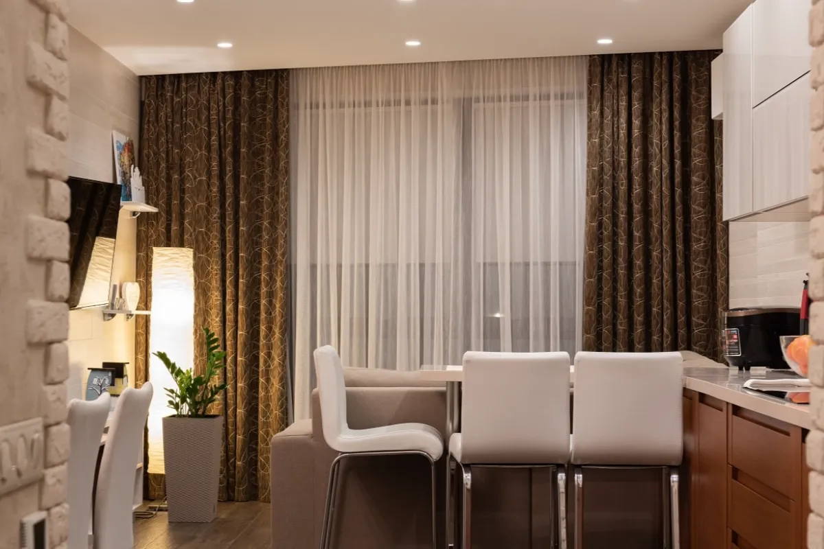 Layer Sheer and Blackout Curtains