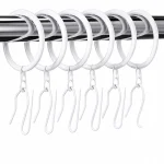 30 Pcs Metal Curtain Rings