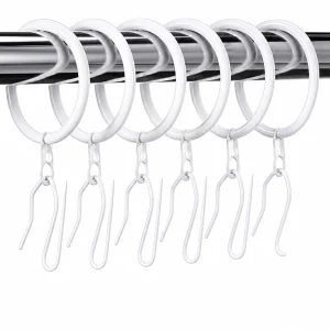30 Pcs Metal Curtain Rings