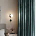 Silk curtains