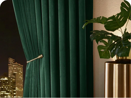 Elegant Velvet Curtains Dubai