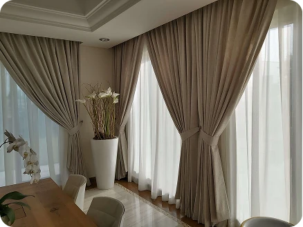 Premium Curtains Installed in Dubai By Closing Curtain