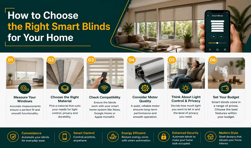 How to Choose the Right Smart Blinds for Your Home